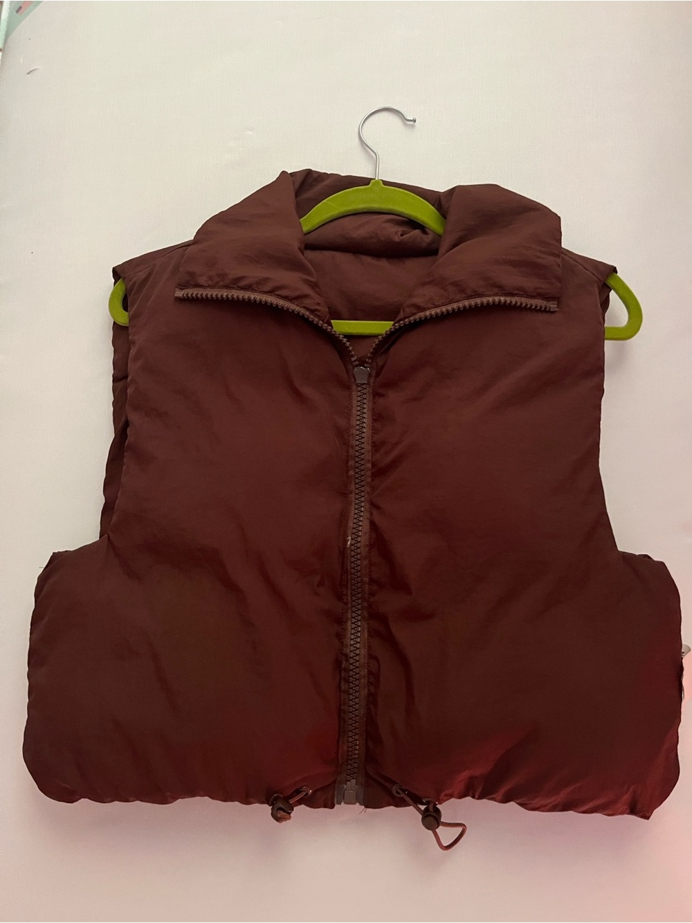 Women's Puffer Vest - Brown